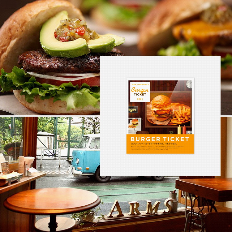 誕生日プレゼント・ハンバーガーチケット・スマホ用