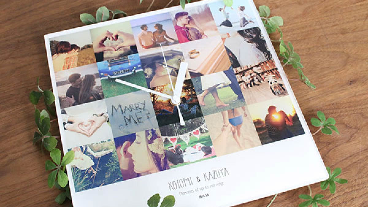 誕生日プレゼント・メモリーズフォト時計・PC用