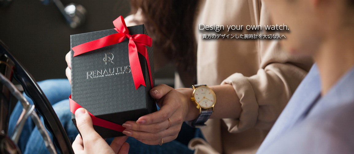 世界に一つの誕生日プレゼント・オーダーメイド腕時計・PC用 